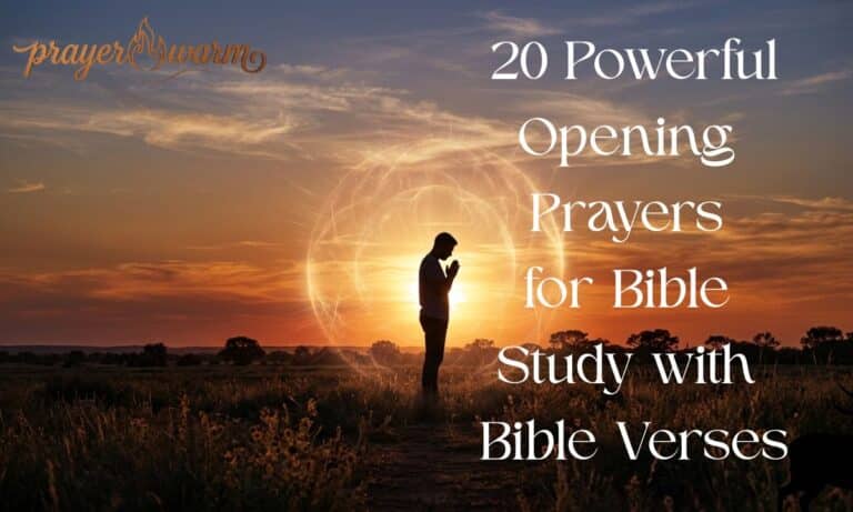 Opening Prayers for Bible Study
